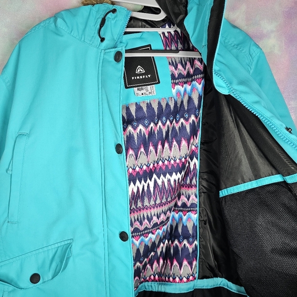 Firefly Aquabase Elite Turquoise Winter Jacket Size XXL - Picture 12 of 15